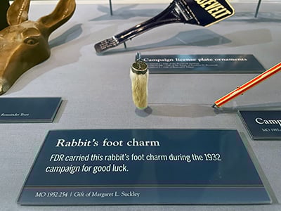 FDR's lucky rabbit's foot