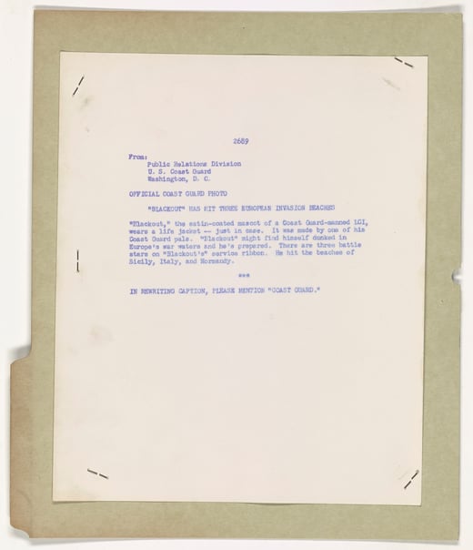 Photo card description of 