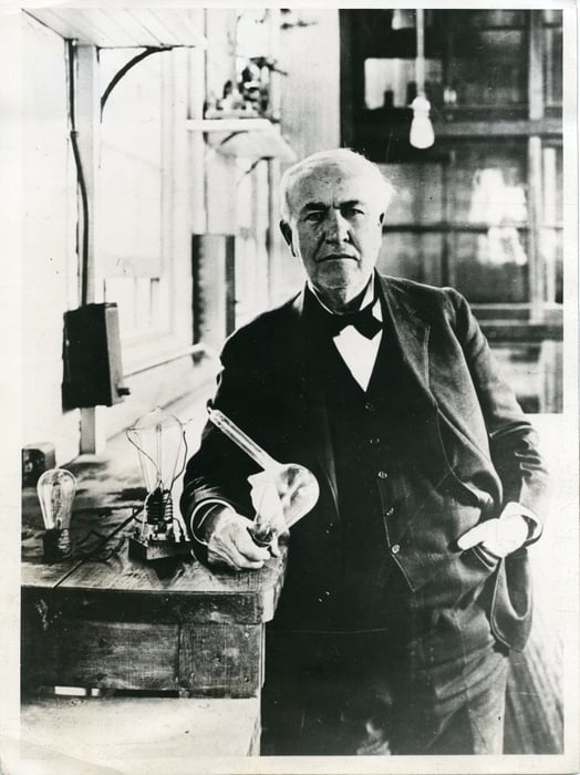 Photograph of Thomas Edison