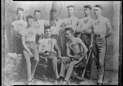 Photograph of First Army Baseball Team