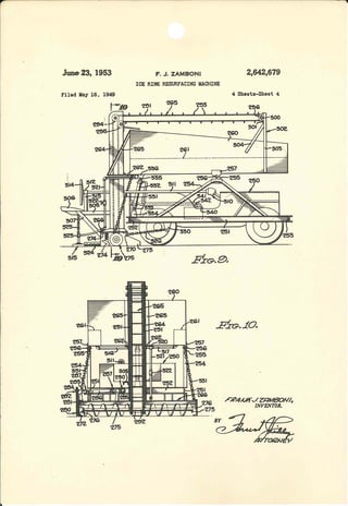 Patent case file for the zamboni ice resurfacing machine