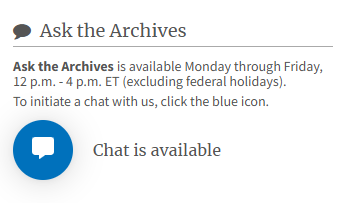 Ask the Archives Chat