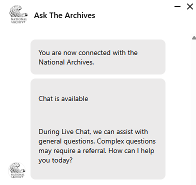 Ask The Archives Chat