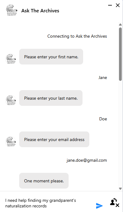 Ask the Archives Chat