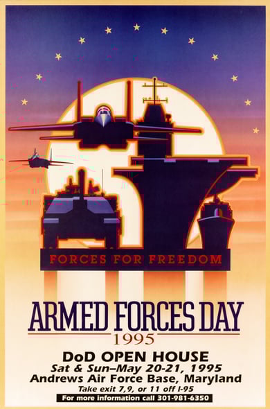  Forces For  Freedom. Armed Forces Day 1995. DOD Open House