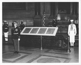 Rotunda Exhibit of the Entire Constitution, 9/17/1970