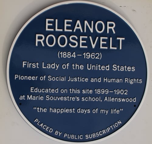 Eleanor Roosevelt Plaque