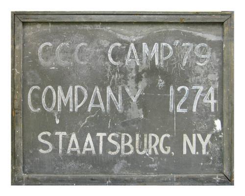 CCC sign Staatsburg, NY