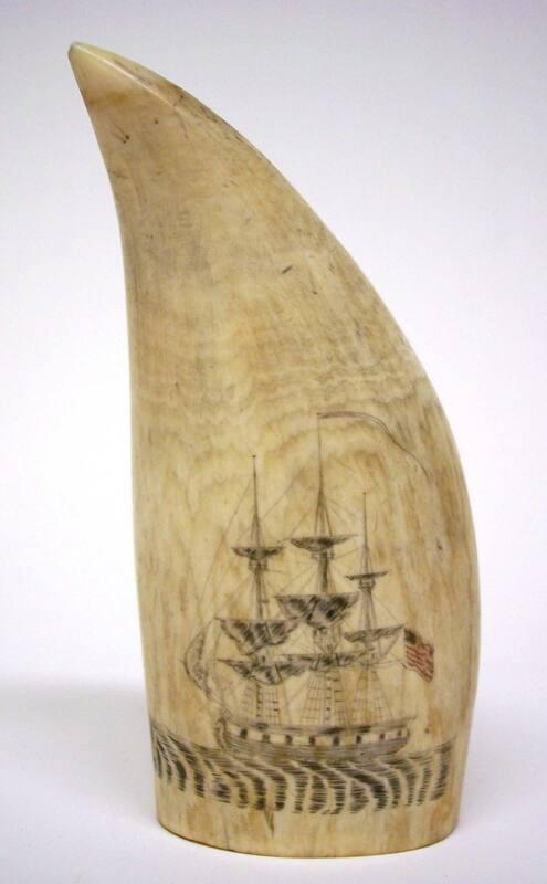 FDR-owned scrimshaw
