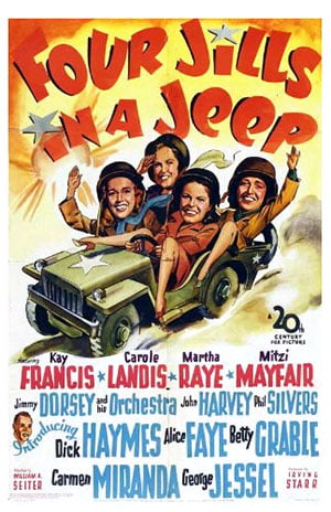 Four Jills in a Jeep poster