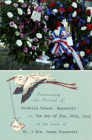 FDR's birth announcement