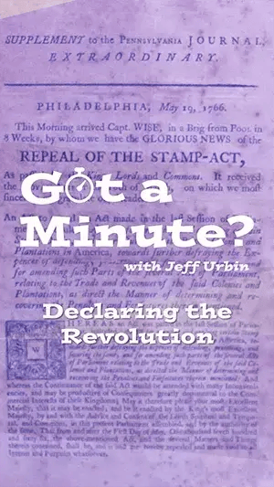 Declaring the Revolution GAM