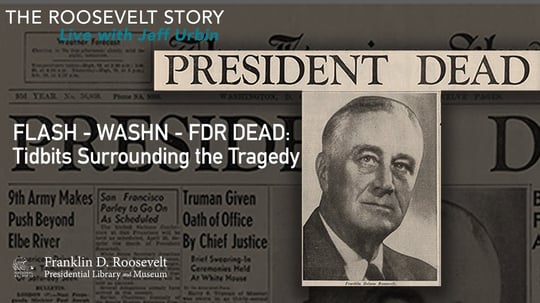 FLASH - WASHN - FDR DEAD