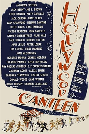 hollywood canteen movie poster