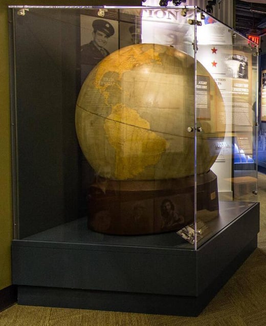 World Globe given to FDR