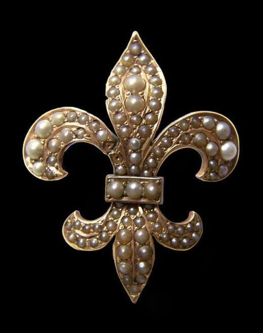 Eleanor Roosevelt's fleur de lis brooch