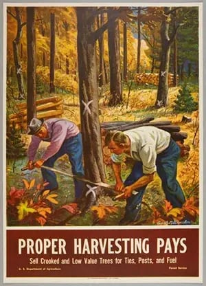 Proper Harvesting Pays poster