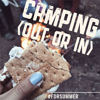 Camping In or Out Summer Activity