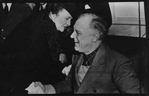 Frances Perkins with FDR