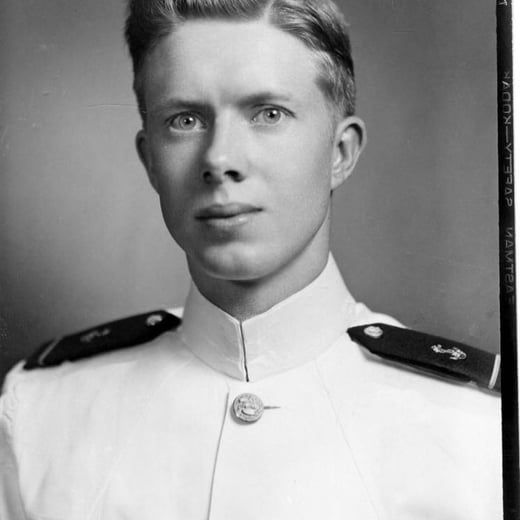 Jimmy Carter in his Service Uniform