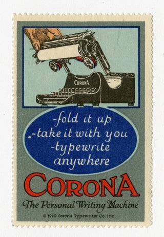 22724 - Fold it Up-Take it with You-Typewrite Anywhere - Corona Typewriter Company, Inc.