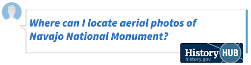Where can I locate aerial photos of Navajo National Monument?