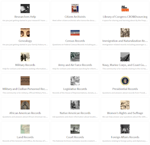 History Hub Communities