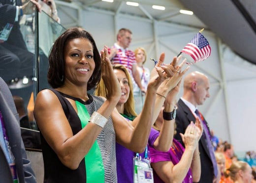 First Lady Michelle Obama at London Olympics, National Archives Identifier, 235156699