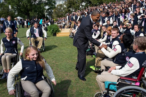 President Barack Obama Honors the 2012 United States Olympic and Paralympic Teams at the White House, National Archives Identifier, 176551504 