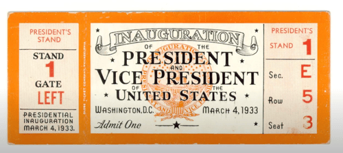 FDR Inauguration 1933