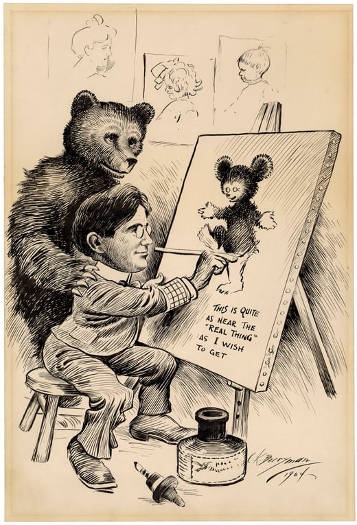 Self-Portrait of Clifford Berryman, National Archives Identifier 2979338