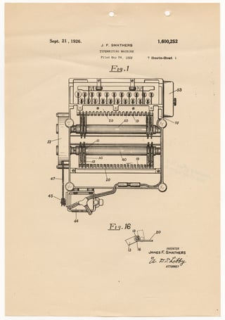 1600252 - Typewriting Machine - James Smathers