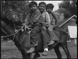 Photograph of the Children of the Supai Tribe, ca. 1940