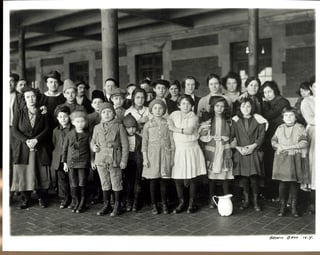 Immigrant Children, Ellis Island, New York, ca. 1908