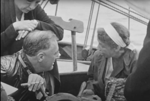 Roosevelts sailing the Amberjack II